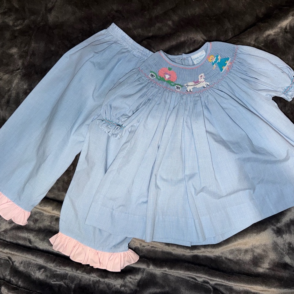 Cinderella Smocked Outfit